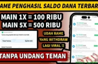 Ilustrasi aplikasi penghasil saldo DANA Gratis 2025. (Foto: Canva/kanal Youtube Bang Gaptek Id)