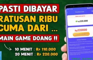Ilustrasi aplikasi penghasil saldo DANA Gratis 2025. (Foto: Canva/kanal Youtube Bang Gaptek Id)