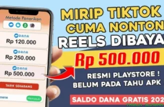 Ilustrasi aplikasi penghasil saldo DANA Gratis 2025. (Foto: Canva/kanal Youtube Naufal354. Comp Official)