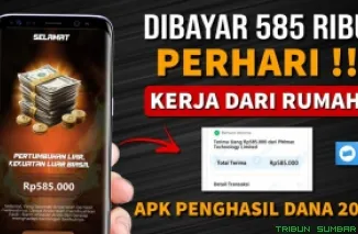 Ilustrasi aplikasi penghasil saldo DANA Gratis 2025. (Foto: Canva/kanal Youtube Bang Gaptek Id)