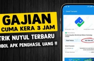 Ilustrasi aplikasi penghasil saldo DANA Gratis 2025. (Foto: Canva/kanal Youtube Bang Gaptek Id)