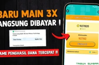 Ilustrasi aplikasi penghasil saldo DANA Gratis 2025. (Foto: Canva/kanal Youtube Bang Gaptek Id)