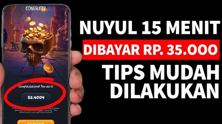 Ilustrasi aplikasi penghasil saldo DANA Gratis 2025. (Foto: Canva/kanal Youtube Fokus Cuan)