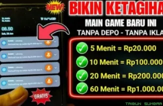 Ilustrasi aplikasi penghasil saldo DANA Gratis 2025. (Foto: Canva/kanal Youtube Erlan Official)
