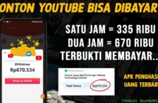 Ilustrasi aplikasi penghasil saldo DANA Gratis 2025. (Foto: Canva/kanal Youtube PROFESOR GAPTEK)