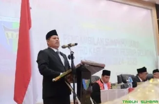 Ketua DPRD Pesisir Selatan, Darmansyah, mengucapkan Dirgahayu Polri ke-79 serta menyampaikan dukungan penuh kepada Polres Pessel dalam menjaga keamanan dan ketertiban masyarakat. (Foto: Ist)