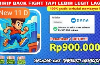 Ilustrasi aplikasi penghasil saldo DANA Gratis 2025. (Foto: Canva/kanal Youtube Erlan Official)