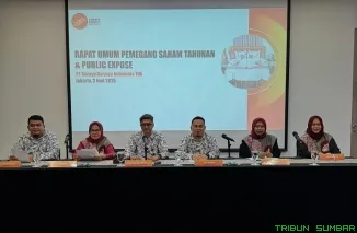 Direksi PT Soraya Berjaya Indonesia Tbk saat RUPS 2025 umumkan pertumbuhan kinerja. (Foto: Ist)