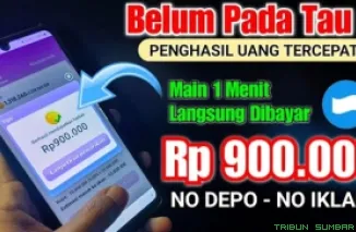 Ilustrasi aplikasi penghasil saldo DANA Gratis 2025. (Foto: Canva/kanal Youtube Erlan Official)