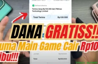 Ilustrasi aplikasi penghasil saldo DANA Gratis 2025. (Foto: Canva/kanal Youtube MJC)