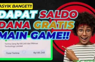 Ilustrasi aplikasi penghasil saldo DANA Gratis 2025. (Foto: Canva/kanal Youtube Imam Al-Ummara)