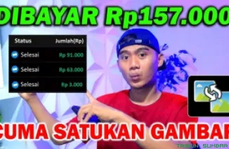 Ilustrasi aplikasi penghasil saldo DANA Gratis 2025. (Foto: Canva/kanal Youtube Oky Project)