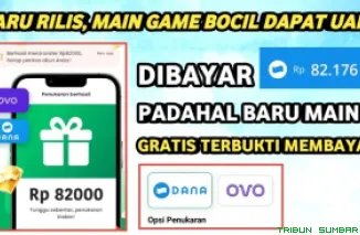 Ilustrasi aplikasi penghasil saldo DANA Gratis 2025. (Foto: Canva/kanal Youtube Gratis Tutorial)