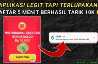 Ilustrasi aplikasi penghasil saldo DANA Gratis 2025. (Foto: Canva/kanal Youtube Gratis Tutorial)