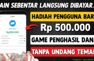 Ilustrasi aplikasi penghasil saldo DANA Gratis 2025. (Foto: Canva/kanal Youtube PROFESOR GAPTEK)