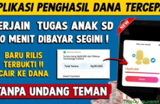 Ilustrasi aplikasi penghasil saldo DANA Gratis 2025. (Foto: Canva/kanal Youtube PROFESOR GAPTEK)