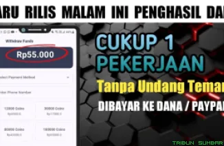 Ilustrasi aplikasi penghasil saldo DANA Gratis 2025. (Foto: Canva/kanal Youtube Tasua Official)