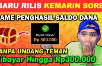 Ilustrasi aplikasi penghasil saldo DANA Gratis 2025. (Foto: Canva/kanal Youtube Oky Project)