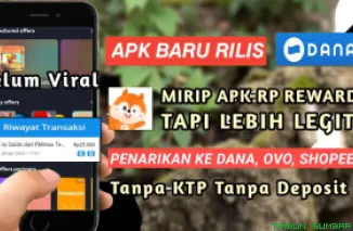 Ilustrasi aplikasi penghasil saldo DANA Gratis 2025. (Foto: Canva/kanal Youtube Gratis Tutorial)