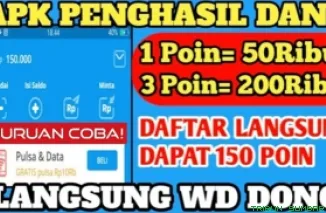 Ilustrasi aplikasi penghasil saldo DANA Gratis 2025. (Foto: Canva/kanal Youtube Erlan Official)