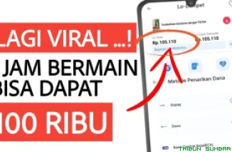Ilustrasi aplikasi penghasil saldo DANA Gratis 2025. (Foto: Canva/kanal Youtube Gratis Tutorial)