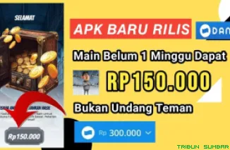 Ilustrasi aplikasi penghasil saldo DANA Gratis 2025. (Foto: Canva/kanal Youtube Gratis Tutorial)