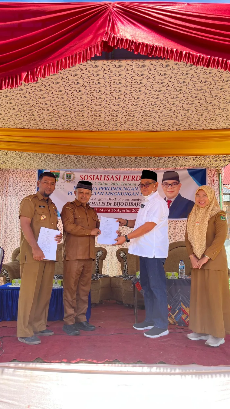 Perda Lingkungan Hidup Disosialisasikan di Nagari Suayan, H. Nurkhalis Ajak Masyarakat Jaga Alam Sumatera Barat