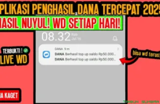 Ilustrasi aplikasi penghasil saldo DANA Gratis 2025. (Foto: Canva/kanal Youtube Imam Al-Ummara)