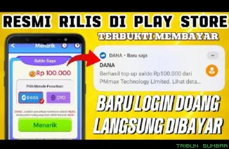 Ilustrasi aplikasi penghasil saldo DANA Gratis 2025. (Foto: kanal Youtube @GenZCuanID)