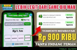 Ilustrasi aplikasi penghasil saldo DANA Gratis 2025. (Foto: kanal Youtube @GenZCuanID)