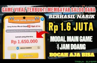 Ilustrasi aplikasi penghasil saldo DANA Gratis 2025. (Foto: kanal Youtube @GenZCuanID)