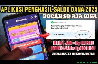 Ilustrasi aplikasi penghasil saldo DANA Gratis 2025. (Foto: kanal Youtube @GenZCuanID)