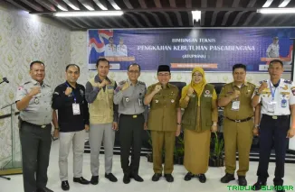 Wakil Wali Kota Padang Maigus Nasir saat membuka Bimtek Jitupasna untuk memperkuat kesiapsiagaan dan ketahanan bencana di Kota Padang. (Foto: Ist)