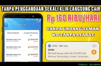 Ilustrasi aplikasi penghasil saldo DANA Gratis 2025. (Foto: kanal Youtube @GenZCuanID)