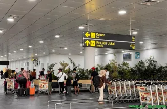 Terminal Kedatangan Internasional Bandara Internasiona Minangkabau. (Foto: Ist)