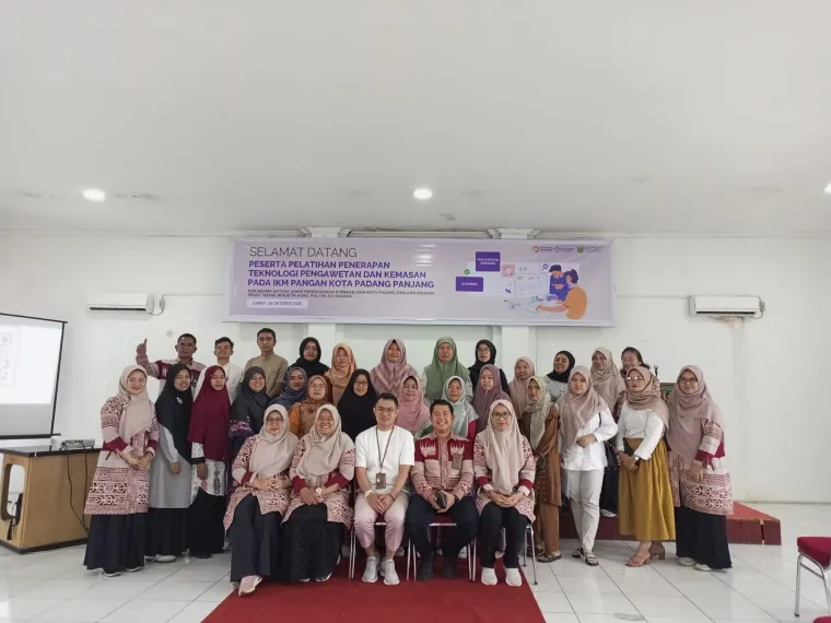 Gandeng IKM Pangan Kota Padang Panjang, Kegiatan Pengabdian Dosen Politeknik ATI Padang Fokuskan Kualitas dan Keamanan Produk Pangan