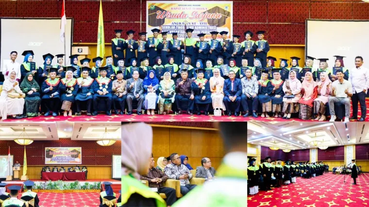 Hadiri Wisuda Sarjana STIA BNM Pariaman, ini pesan Wawako Mulyadi