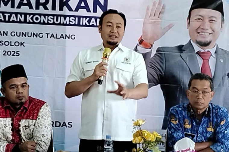 Rahmat Saleh saat memperingati Hari Santri Nasional 2025 di Jakarta, Rabu (22/10/2025). (Foto: Ist)