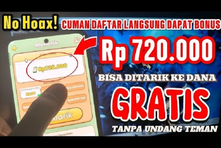 Ilustrasi aplikasi penghasil saldo DANA Gratis 2025. (Foto: kanal Youtube @GenZCuanID)
