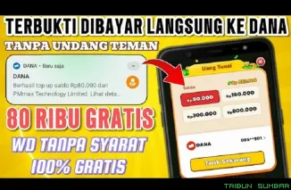Ilustrasi aplikasi penghasil saldo DANA Gratis 2025. (Foto: kanal Youtube @GenZCuanID)