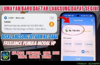 Ilustrasi aplikasi penghasil saldo DANA Gratis 2025. (Foto: kanal Youtube @GenZCuanID)