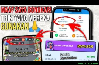 Ilustrasi aplikasi penghasil saldo DANA Gratis 2025. (Foto: kanal Youtube @caradapatuangterbaru)