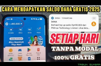 Ilustrasi aplikasi penghasil saldo DANA Gratis 2025. (Foto: kanal Youtube @GenZCuanID)