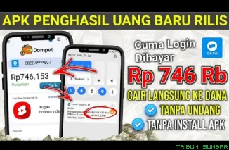 Ilustrasi aplikasi penghasil saldo DANA Gratis 2025. (Foto: kanal Youtube @caradapatuangterbaru)