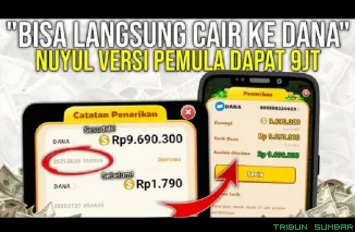 Ilustrasi aplikasi penghasil saldo DANA Gratis 2025. (Foto: kanal Youtube @caradapatuangterbaru)