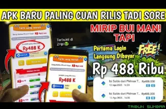 Ilustrasi aplikasi penghasil saldo DANA Gratis 2025. (Foto: kanal Youtube @caradapatuangterbaru)