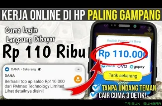 Ilustrasi aplikasi penghasil saldo DANA Gratis 2025. (Foto: kanal Youtube @caradapatuangterbaru)