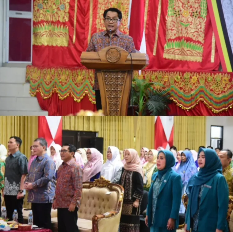 Bupati Padang Pariaman John Kenedy Azis  Membuka Seminar Kesehatan