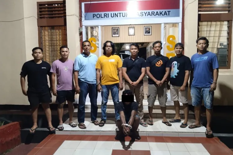 Polres Dharmasraya pengungkapan tiga kasus kriminal dalam Operasi Sikat Singgalang 2025. (Foto: Ist)