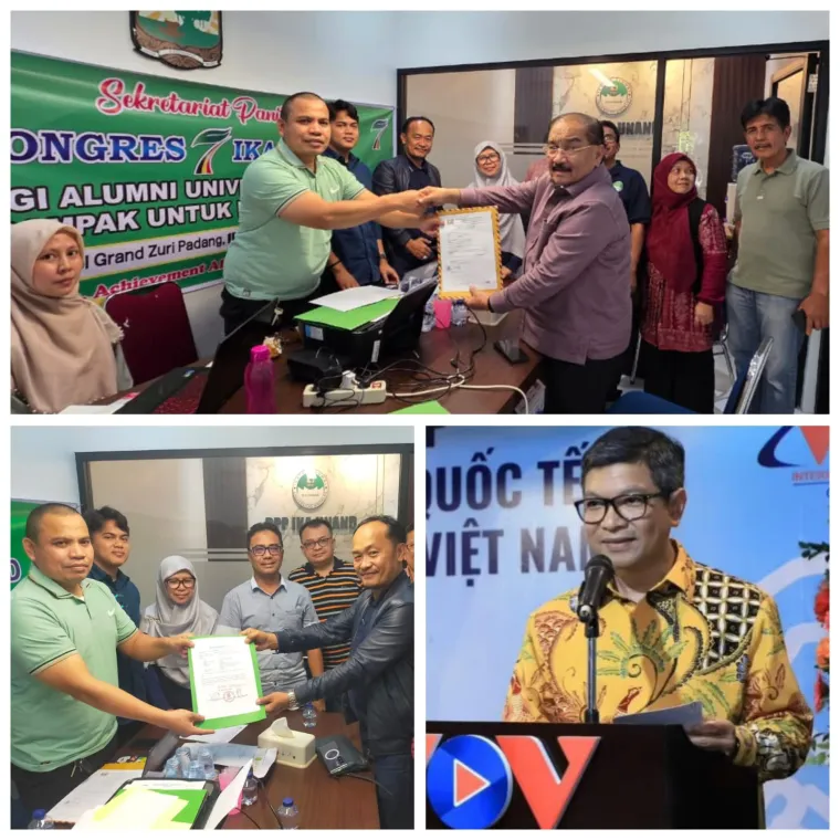 Tiga Alumni Unand Resmi Mendaftar sebagai Calon Ketua Umum IKA UNAND 2025